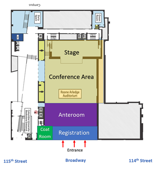 Colored Floor Plan